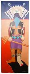 Apache by Ray Kobald, Acrylic on Canvas, offered Jul 2021