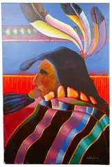 Walking with the Spirits by Ray Kobald, Acrylic on Canvas, offered Jul 2021