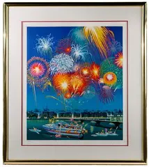 Celebration by Hiro Yamagata, Serigraph, offered Jul 2021