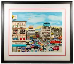 Urban Race by Linnea Pergola, Serigraph, offered Jul 2021