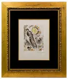 Marc Chagall, Soleil aux Amoreaux, Etching and Aquatint
