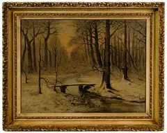 Untitled by Leon Lundmark, Oil on Canvas, offered Jun 2021