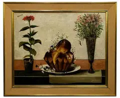 Untitled by Andres Segovia, Oil on Linen, offered Jun 2021