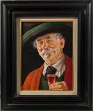 Otto Eichinger, Untitled, Oil on Illustration Board