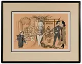 Guys and Dolls by Al Hirschfeld, Lithograph, offered Jun 2021