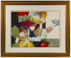La Bonne Chance by Alvar Suñol Munoz-Ramos, Lithograph, offered Jun 2021