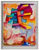 George D. Green, Chora Savakian Suite #16, Mixed Media on Paper