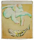 Untitled by Nils Obel, Oil on Linen, offered May 2021