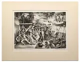 John McCrady, Carnival in New Orleans, Lithograph