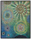 Genesis 80-1 by Aribert Munzner, Casein and Vinyl on Plexiglass, offered Apr 2021