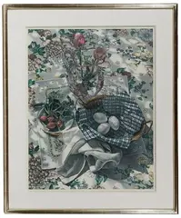 Picnic by Barbara Edidin, Pencil on Paper, offered Apr 2021
