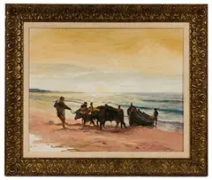 Untitled by Tom Darro, Oil on Canvas Board, offered Apr 2021