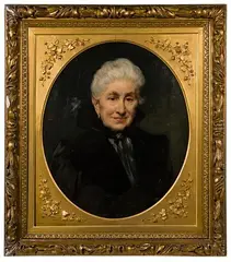 Cecil van Haanen, Portrait of Rosa Rachel Mannaberg, Oil on Canvas