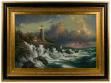 Thomas Kinkade, Conquering the Storms, Lithograph on Canvas