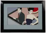 Patrick Nagel, Lucky Strike, Acrylic on Illustration Board
