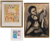 Chevaux avant la Course by Jean Lareuse, Lithograph, offered Mar 2021