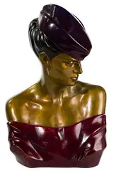 Patrick Nagel, Carol, Bronze Sculpture