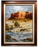 First Snow by Howard Schafer, Oil on Canvas, offered Jan 2021