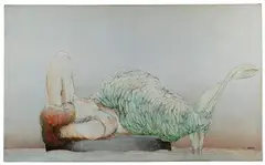 Mermaid by Nils Obel, Oil on Linen, offered Jan 2021
