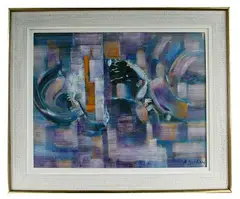 Adomas Galdikas, Untitled, Tempera on Cardboard