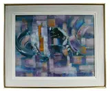 Untitled by Adomas Galdikas, Tempera on Cardboard, offered Jan 2021