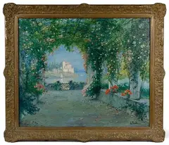 Luigi Paolillo, A Trysting Place, Oil on Canvas