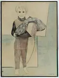 Untitled by Charles Stegeman, Watercolor on Paper Mounted on Canvas, offered Dec 2018