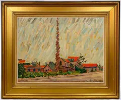 Emile Sabouraud, Untitled, Oil on Canvas
