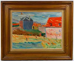 Untitled by Emile Sabouraud, Oil on Canvas, offered Dec 2018