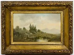 Untitled by Joseph Hitchins, Oil on Board, offered Dec 2018