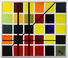 Diagonal by Manuel Blanco-Gonzalez, Oil on Canvas, offered Dec 2018
