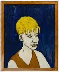 Elfriede's Portrait by Manuel Blanco-Gonzalez, Oil on Canvas, offered Dec 2018