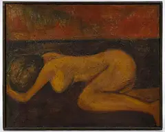 Nude by Manuel Blanco-Gonzalez, Oil on Canvas, offered Dec 2018
