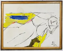 Untitled by Manuel Blanco-Gonzalez, Oil on Plywood, offered Dec 2018