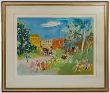 Bois de Boulogne by Jean Dufy, Lithograph on Paper, offered Dec 2018