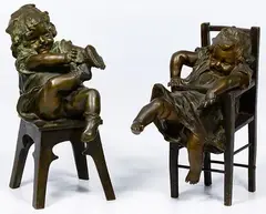 Juan Clara, Untitled, Bronze Statues