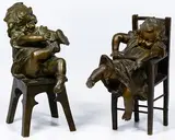 Juan Clara, Untitled, Bronze Statues