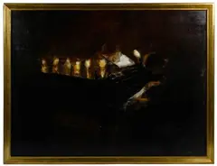 Untitled by Jim Pennington, Oil on Panel, offered Nov 2020