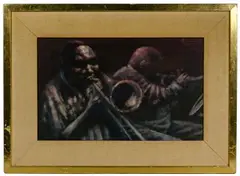 Noel Rockmore, Untitled, Oil on Panel