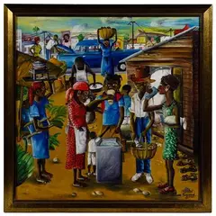 Wilson Bigaud, Untitled, Oil on Panel