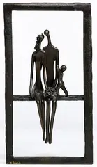Ruth Bloch, Untitled, Bronze Wall Hanging