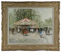 Untitled by Andre Gisson, Oil on Canvas, offered Oct 2020