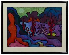 George Colin, Untitled, Pastel on Paper