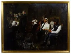 Untitled by Jim Pennington, Oil on Panel, offered Oct 2020