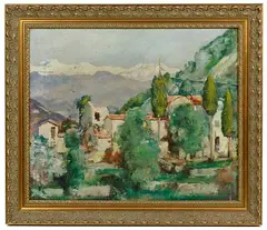 Untitled by John Trubee, Oil on Canvasboard, offered Oct 2020