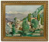 Untitled by John Trubee, Oil on Canvasboard, offered Oct 2020