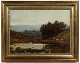 Robert Weir Allan, Grazing by the Loch, Oil on Canvas