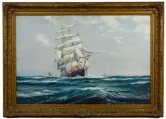 William Knox, The Blue Jacket, Oil on Canvas