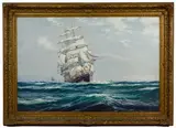 William Knox, The Blue Jacket, Oil on Canvas