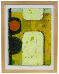 Through by Jason Rohlf, Acrylic and Collage on Paper, offered Sep 2020
